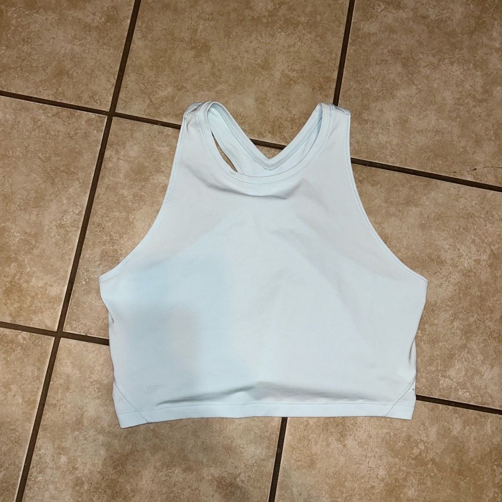 Athleta cropped tank size large